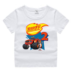 Camiseta de Manga Corta de Verano para Niño y Niña