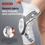 Rodillera Ajustable con Rueda y Soporte de Muelle, Protector de Espinilla para Baloncesto
