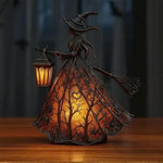 Lámpara de Mesa Decorativa de Halloween, Bruja y Fantasma