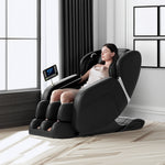 Sillón de Masaje de Cuerpo Completo con Gravedad Cero, Calor Lumbar y Bluetooth