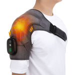 Soporte de Masaje para Hombros con Pantalla Táctil, Vibración y Calor, Recargable
