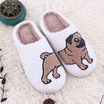 Zapatillas de Casa de Felpa con Diseño de Animales, Gruesas y Cómodas, para Mujer