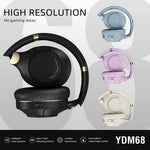 Auriculares Gaming YDM68 Inalámbricos Bluetooth, Graves Potentes
