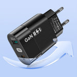 Cargador GaN 65W, Carga Rápida USB-C