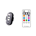 Luz de Aviso LED Multicolor con Mando a Distancia, para Coche, Moto y Dron
