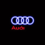 Luz de Bienvenida LED con Proyección de Logo en el Suelo, Compatible con Audi A1 A3 A5 A7 Q3 Q5 Q7 Q8 A4L A6L