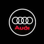 Luz de Bienvenida LED con Proyección de Logo en el Suelo, Compatible con Audi A1 A3 A5 A7 Q3 Q5 Q7 Q8 A4L A6L