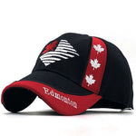 Gorra de Béisbol con Bandera de Canadá, Ajustable, para Pesca y Uso Diario