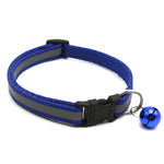 Collar Reflectante con Cascabel para Perro y Gato, Ajustable