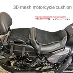 Funda de Asiento de Moto 3D de Malla, Protección Solar y Aislante Térmico, Transpirable