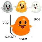 Juguete Squishy de Fantasma, Halloween, Antiestrés