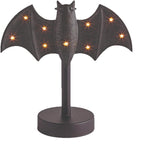 Lámpara de Mesa Decorativa de Halloween, Bruja y Fantasma