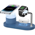 Cargador Inalámbrico Magnético 3 en 1 para Móvil, Auriculares y Reloj