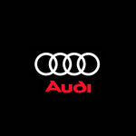 Luz de Bienvenida LED con Proyección de Logo en el Suelo, Compatible con Audi A1 A3 A5 A7 Q3 Q5 Q7 Q8 A4L A6L