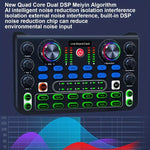 Tarjeta de Sonido HD X60 Profesional para Karaoke, Directos y Grabación