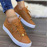 Zapatillas Oversize para Mujer, Punta Redonda, Suela Gruesa