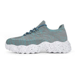Zapatillas Deportivas de Punto para Mujer, Elevadas, Tallas Grandes