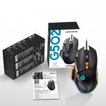 Ratón Inalámbrico Gaming RGB, Doble Modo 2.4G y Bluetooth
