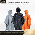 Poncho Impermeable con Capucha para Senderismo y Pesca