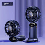 Mini Ventilador USB Portátil con Soporte para Móvil