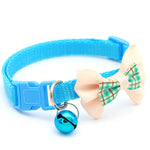 Collar con Lazo de Cuadros para Perro y Gato