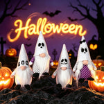 Set de Muñecos Decorativos de Halloween, Gnomo y Fantasma