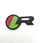 Emblema Metálico Deportivo Estilo "R" para Maletero