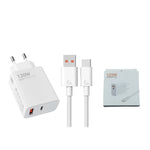 Cargador y Cable de Carga Rápida para Móvil USB-C, Varios Modelos (hasta 120W)
