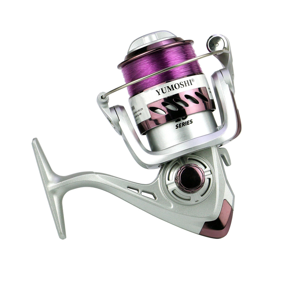 Carrete de Pesca YUMOSHI, Cabezal de Plástico