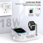 Cargador Inalámbrico Magnético 3 en 1 para Móvil, Auriculares y Reloj