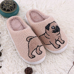 Zapatillas de Casa de Felpa con Diseño de Animales, Gruesas y Cómodas, para Mujer
