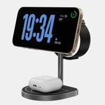 Cargador Inalámbrico Magnético KUXIU X85 3 en 1, Compatible con Ecosistema Apple