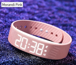 Reloj Inteligente Deportivo para Mujer, Contador de Pasos, Alarma de Vibración, Resistente al Agua