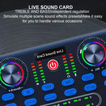 Tarjeta de Sonido HD X60 Profesional para Karaoke, Directos y Grabación