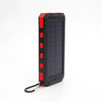 Power Bank Solar 10000mAh, Ultra Fino, con Brújula y Linterna