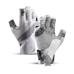 Guantes de Pesca de Medio Dedo, Protección UV
