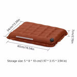 Cojín Autoinflable para Camping, Acolchado, Ligero e Impermeable, Plegable