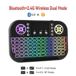 Mini Teclado Aéreo N8 con Ratón Volador, Retroiluminación RGB, Mando para Smart TV