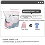Bolsas de Vacío 3D sin Bomba, Compresión en 3 Segundos, Reutilizables