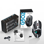 Ratón Inalámbrico Gaming RGB, Doble Modo 2.4G y Bluetooth