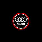 Luz de Bienvenida LED con Proyección de Logo en el Suelo, Compatible con Audi A1 A3 A5 A7 Q3 Q5 Q7 Q8 A4L A6L