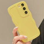 Funda de Silicona Ondulada para Samsung Galaxy S22 y S24, Antigolpes