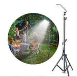 Luz LED Recargable para Camping con Poste Telescópico