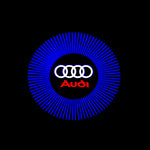 Luz de Bienvenida LED con Proyección de Logo en el Suelo, Compatible con Audi A1 A3 A5 A7 Q3 Q5 Q7 Q8 A4L A6L