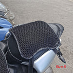 Funda de Asiento de Moto 3D de Malla, Protección Solar y Aislante Térmico, Transpirable