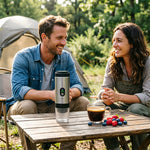 Máquina de Café Espresso Portátil con Pantalla Digital, 3 en 1, para Viaje y Camping