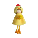 Adorno Colgante de Pascua, Pollito y Huevo