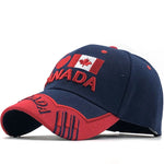 Gorra de Béisbol con Bandera de Canadá, Ajustable, para Pesca y Uso Diario