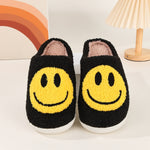 Zapatillas de Casa de Franela con Diseño de Sonrisa, Invierno