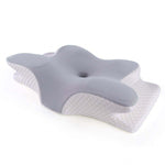 Almohada Cervical Ergonómica de Espuma Viscoelástica, Soporte Ortopédico para Dormir